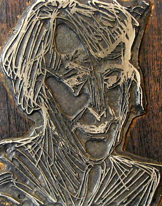 Lijncliché: Vrouw, à trois quarts