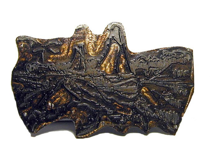 Lijncliché: twee zeilboten