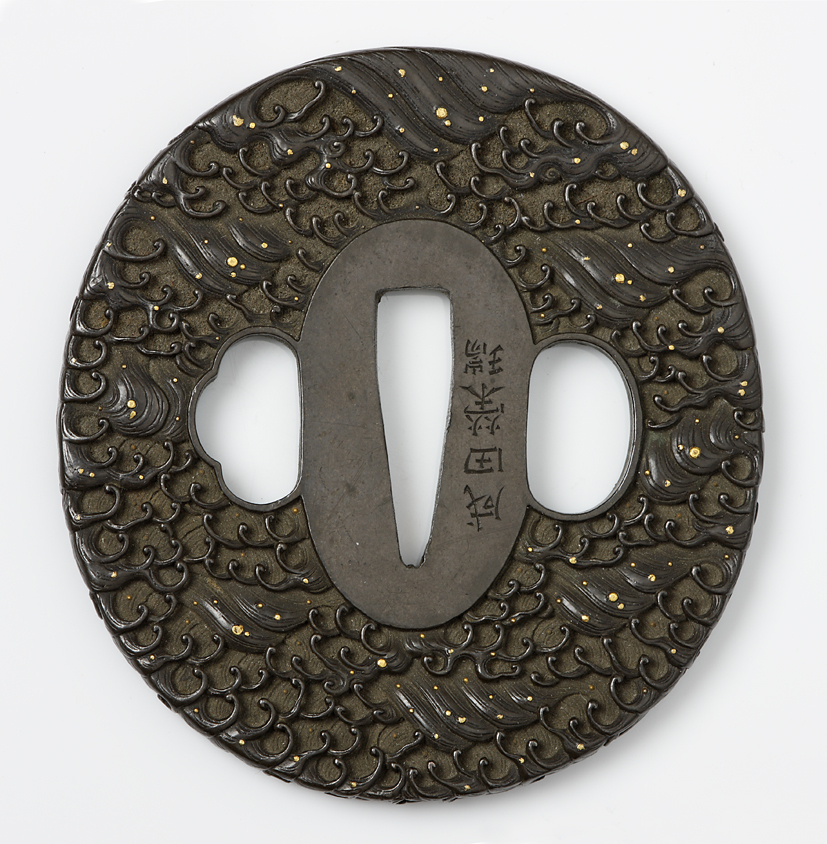 Naga maru-gata tsuba