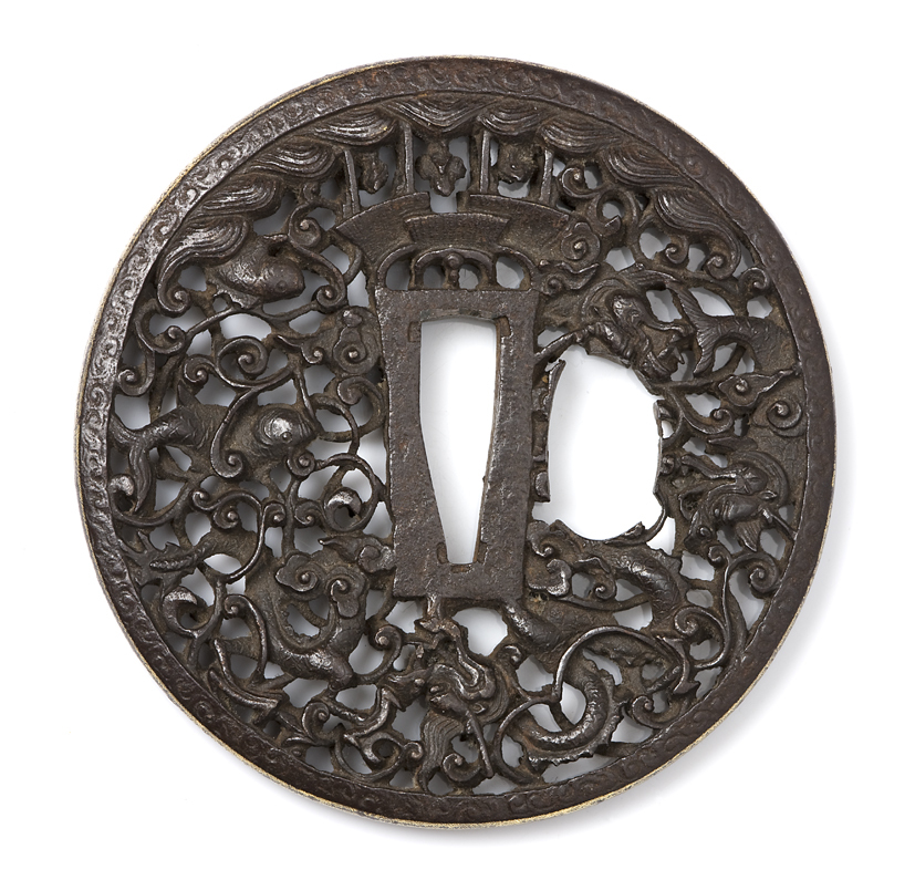 Shin no maru-gata tsuba