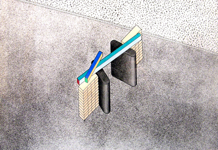 Ontwerp tentoonstelling Pensieri di plastica