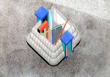 Ontwerp tentoonstelling Pensieri di plastica