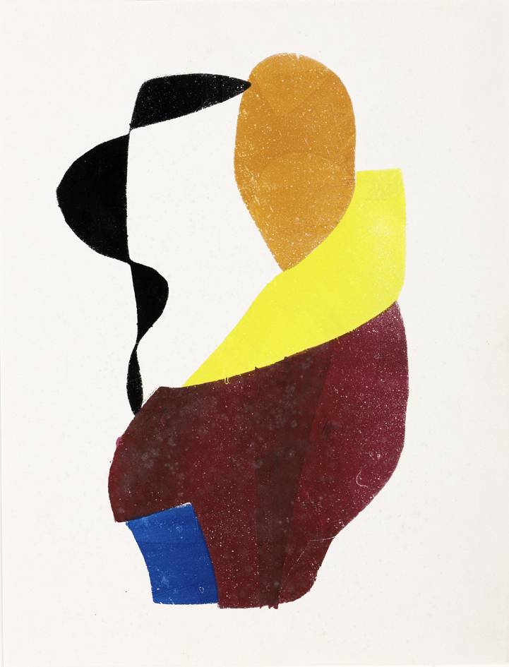 Hot Printing 8 (Vrouw met gele sjaal) (D-102)