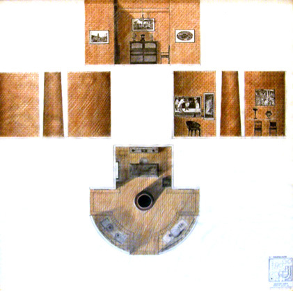 Interieurontwerp voor afdeling archeologie en geschiedenis, Groninger Museum