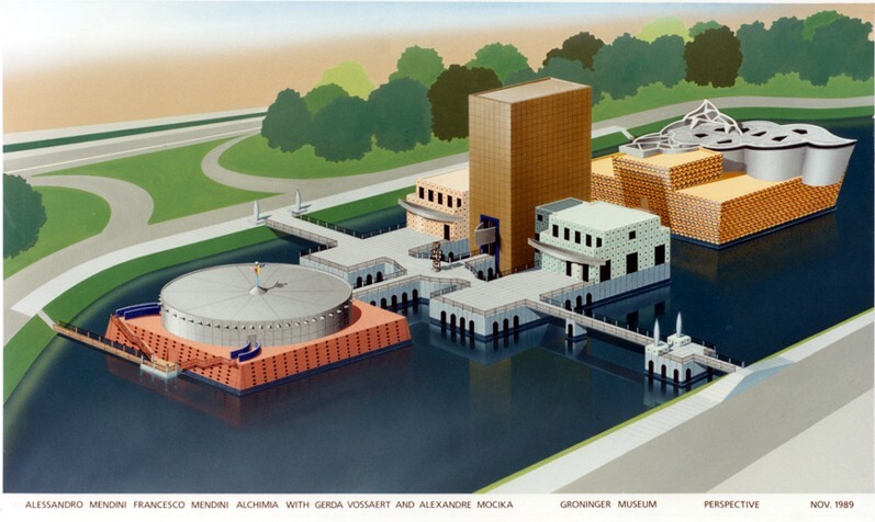 Het nieuwe Groninger Museum gebouw (voorstudie)