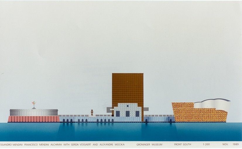 Het nieuwe Groninger Museum gebouw (voorstudie)