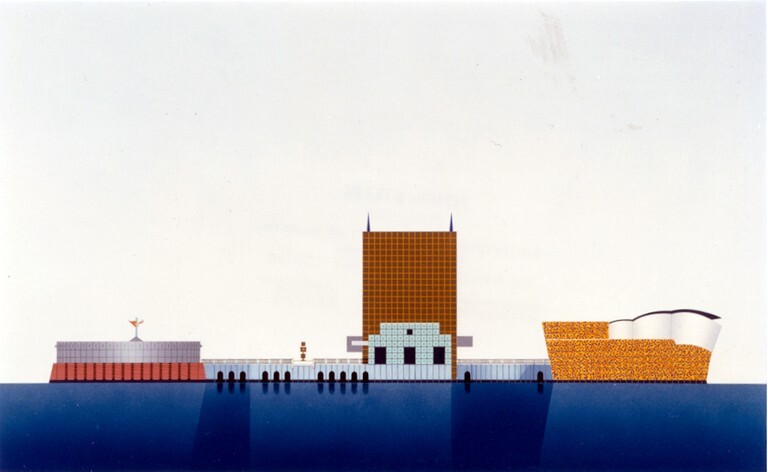 Het nieuwe Groninger Museum gebouw (voorstudie)