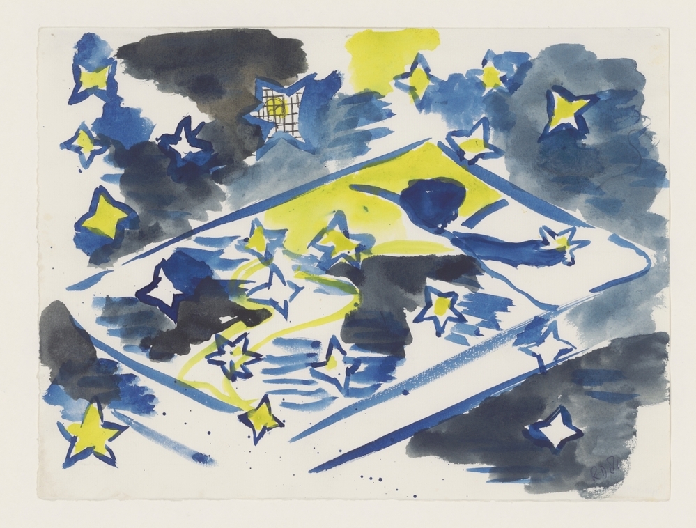 Zonder titel (Sterren, Bed)