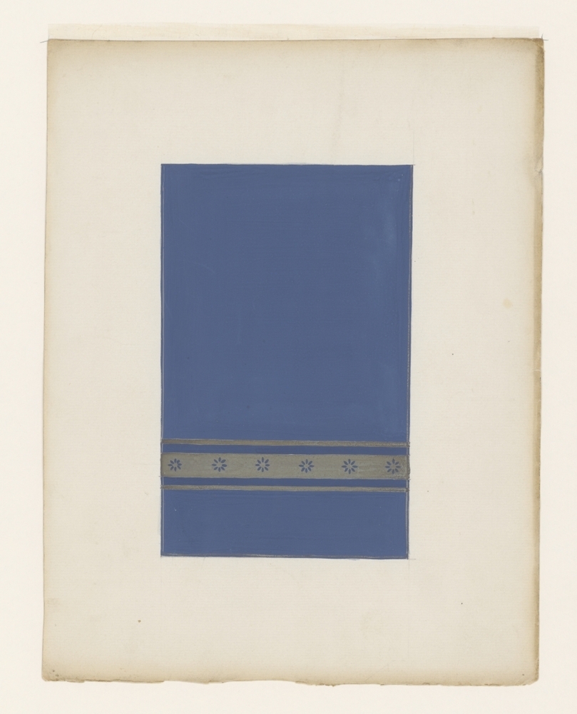 Ontwerptekening voor een appliquéwerk