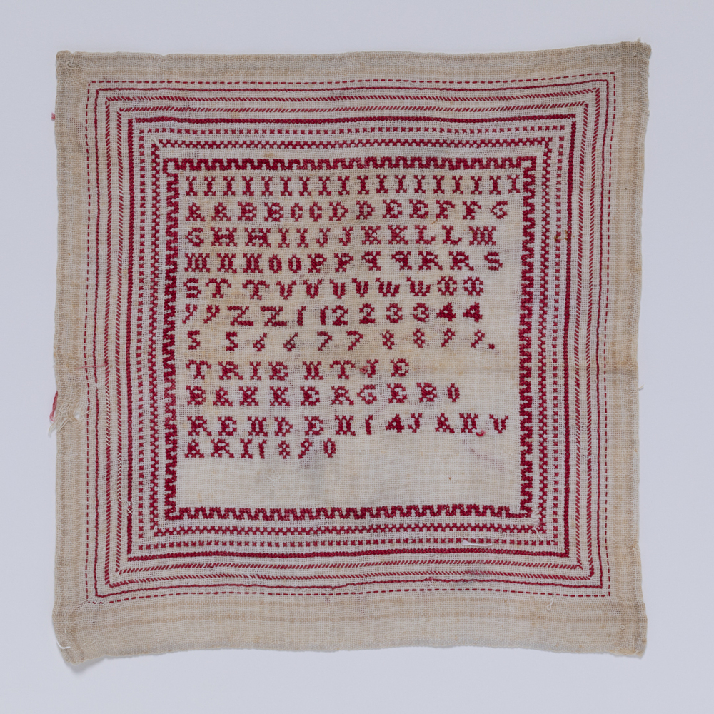 Merklapje van Trientje Bakker, 1903