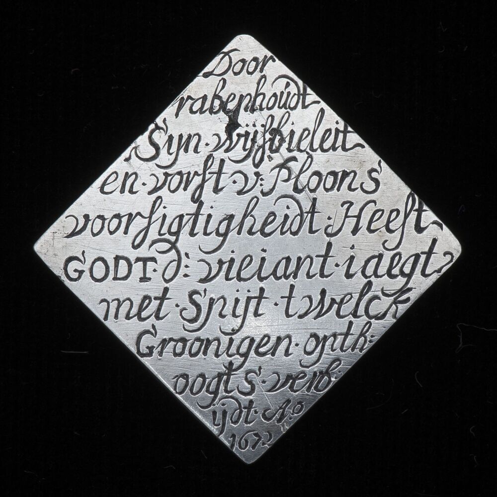 Stad en Lande, achtste rijksdaalder 1672 van 6¼ (zes-en-een-kwart) stuiver