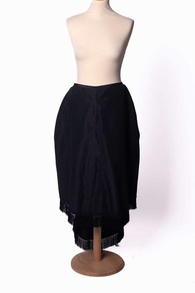 overrok van zwarte tafzijde