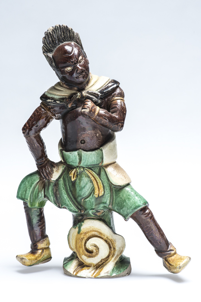 Dakruiter in de vorm van een demon