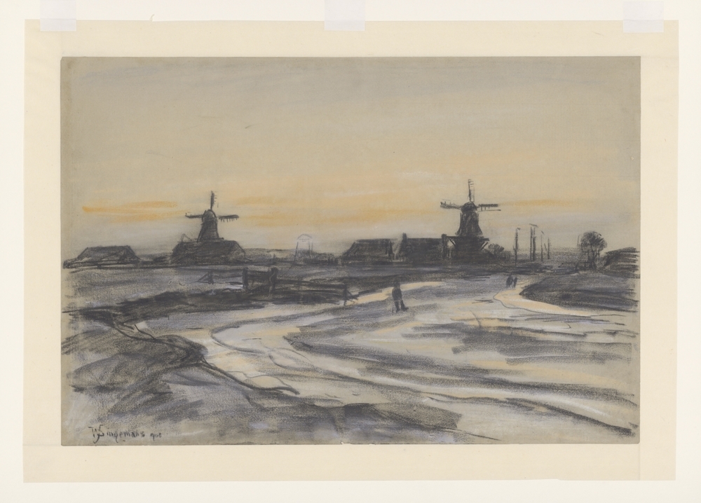 Winteravond Damsterdiep