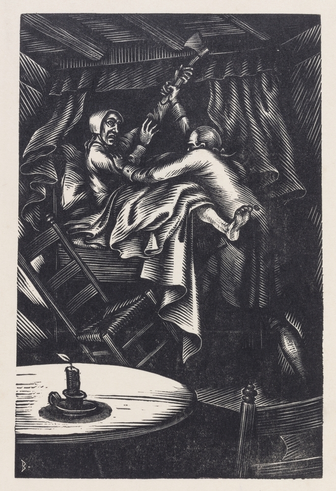 De moordaanslag in de bedstede