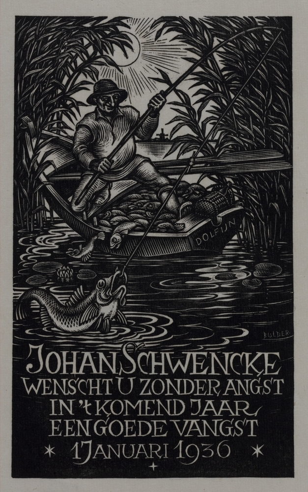 Nieuwjaarskaart Johan Schwencke