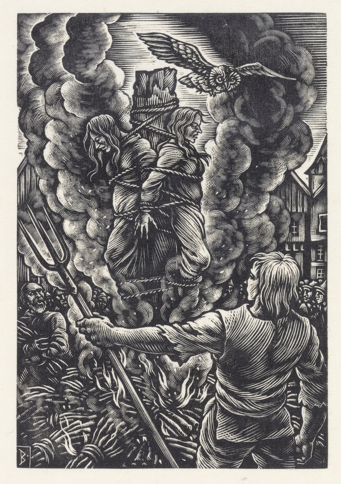 De heksen te Keulen op den brandstapel