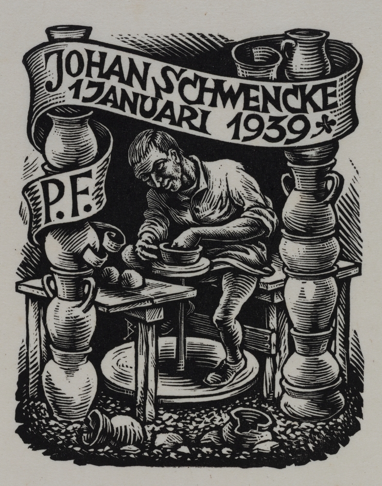 Nieuwjaarskaart Johan Schwencke