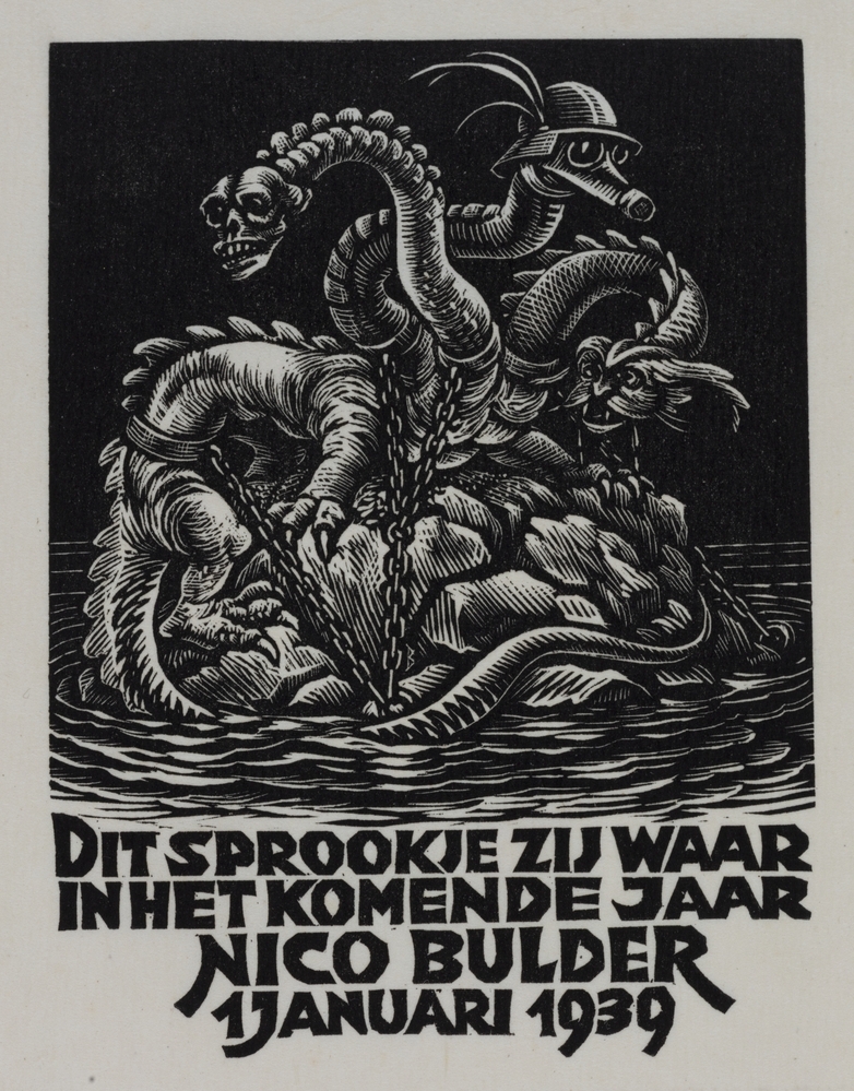 Nieuwjaarskaart Nico Bulder