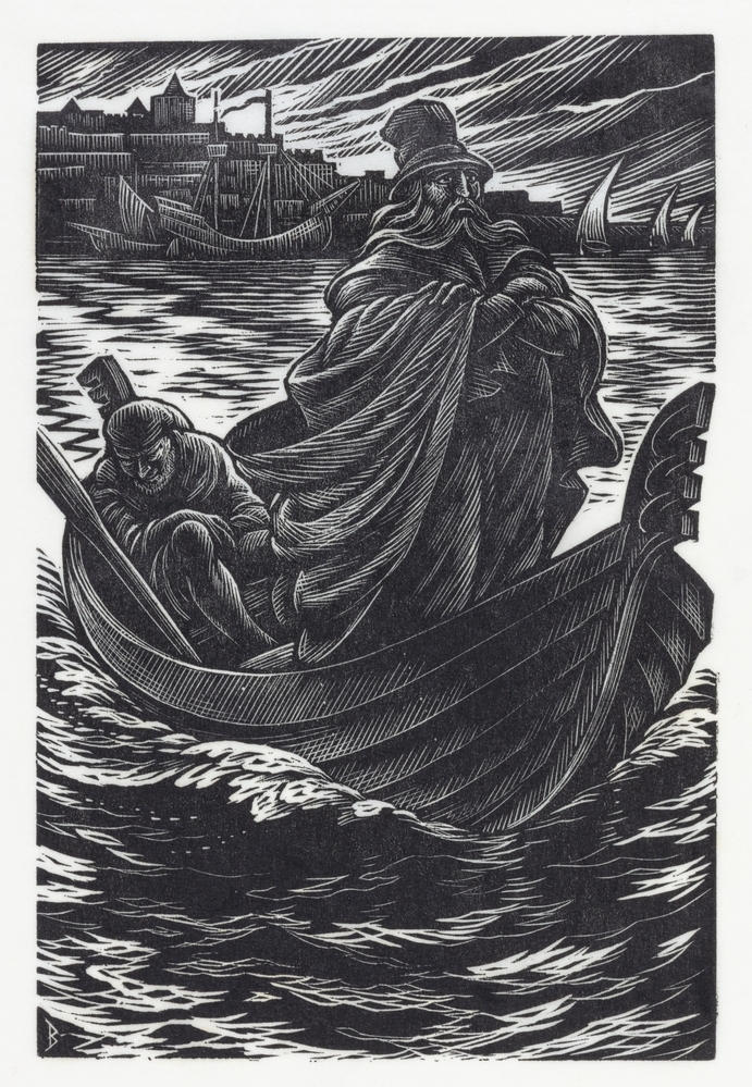 Ramban en de schipper op weg naar Israël