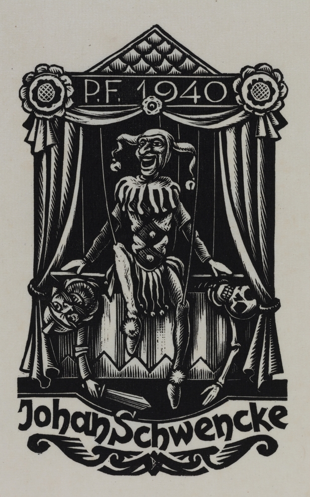 Nieuwjaarskaart Johan Schwencke