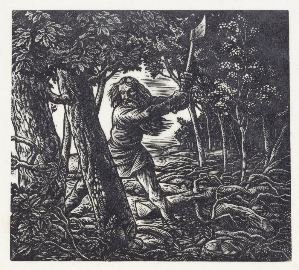 Wäinämöinen velt de bomen