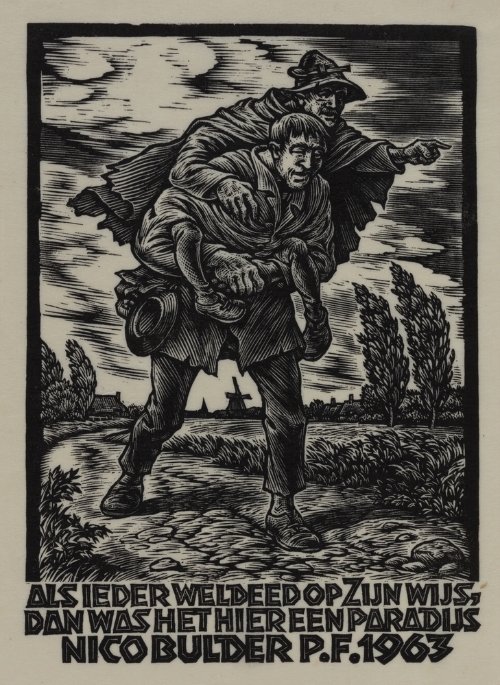 Nieuwjaarskaart Nico Bulder