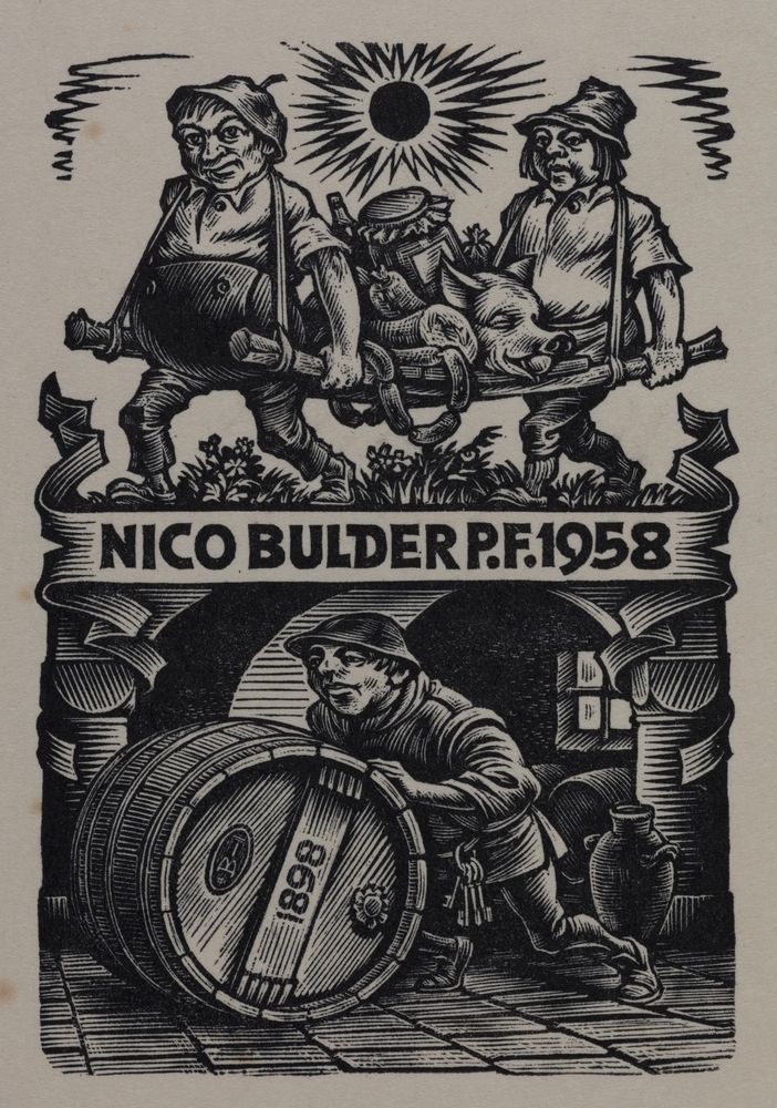 Nieuwjaarskaart Nico Bulder