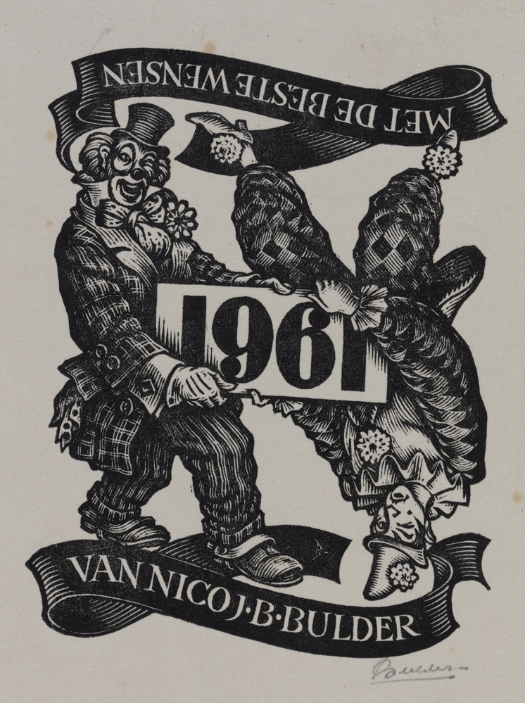 Nieuwjaarskaart Nico Bulder