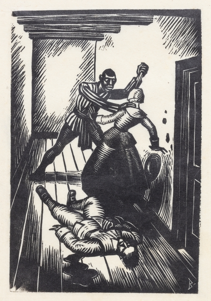 De Moor steekt de knecht en de meid