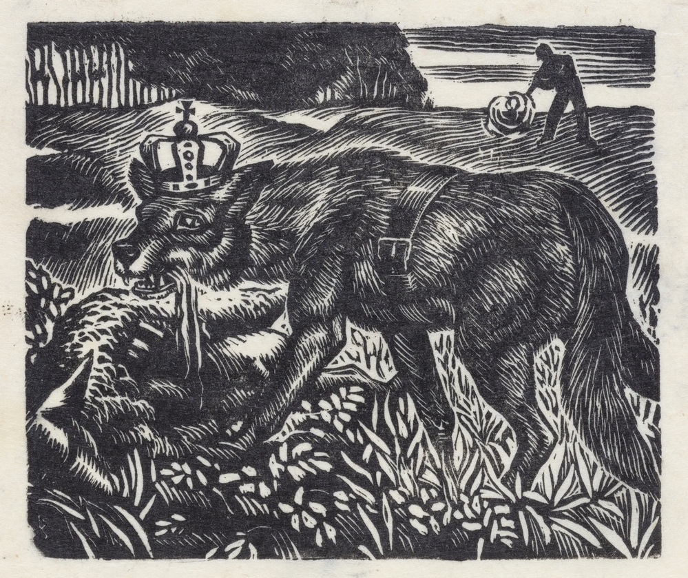 De boer schiet op de weerwolf