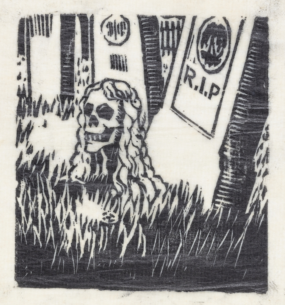 Er kwam uit haar graf een doodshoofd tevoorschijn