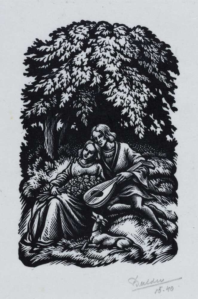 In den hof van Eros (vignet)