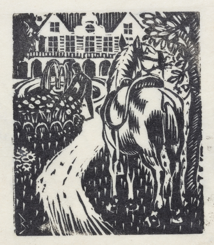 De koopman steelt bloemen