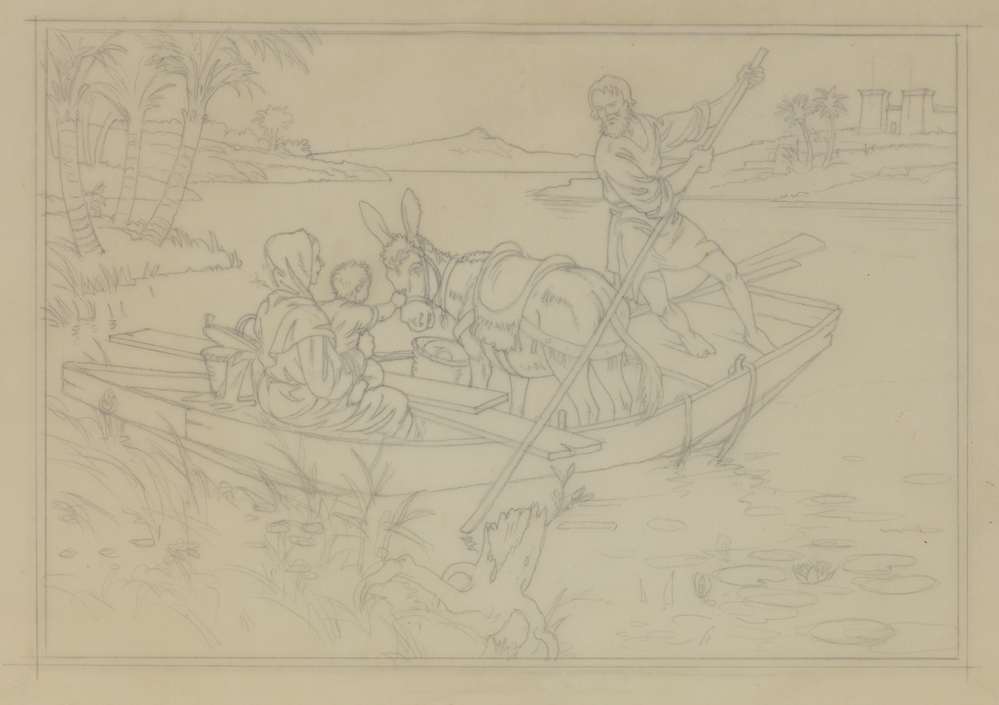 Studie De Heilige Familie,de overtocht