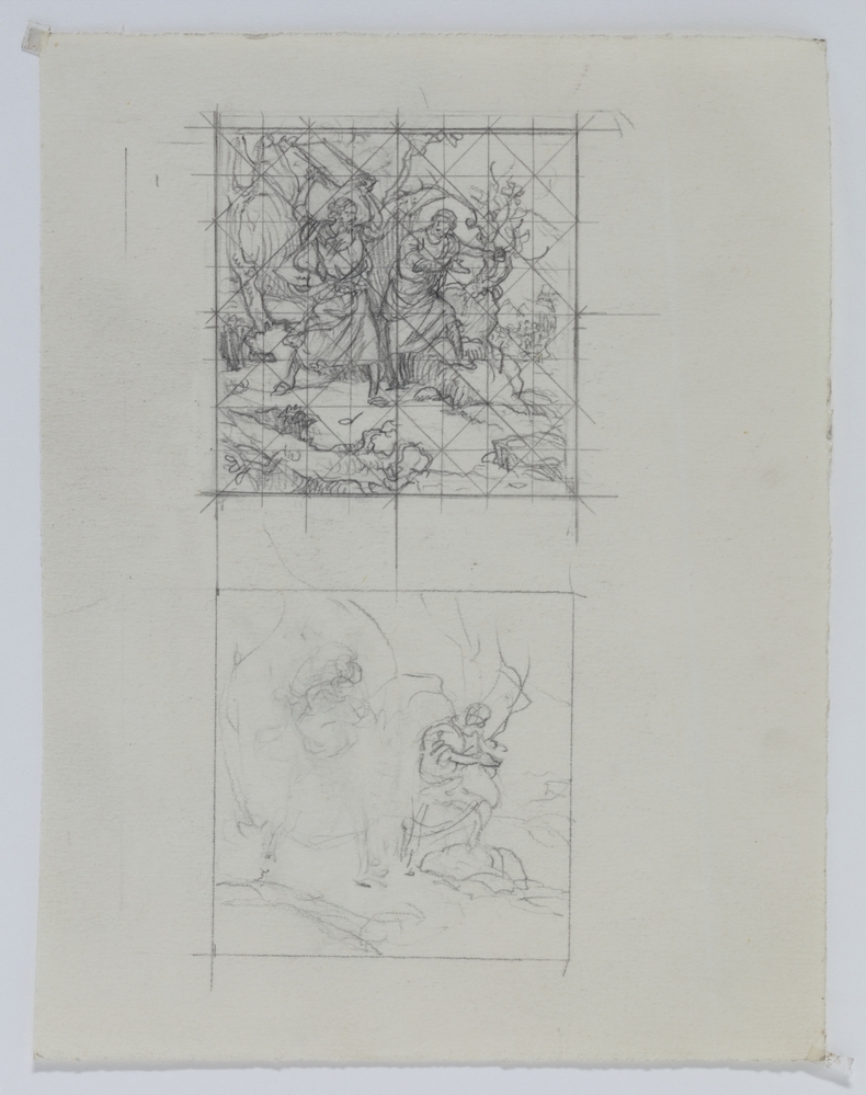 Studieblad met 2 studies Mozes en de stenen tafelen