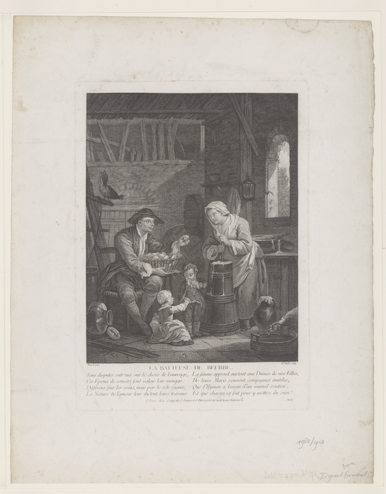 La batteuse de beurre