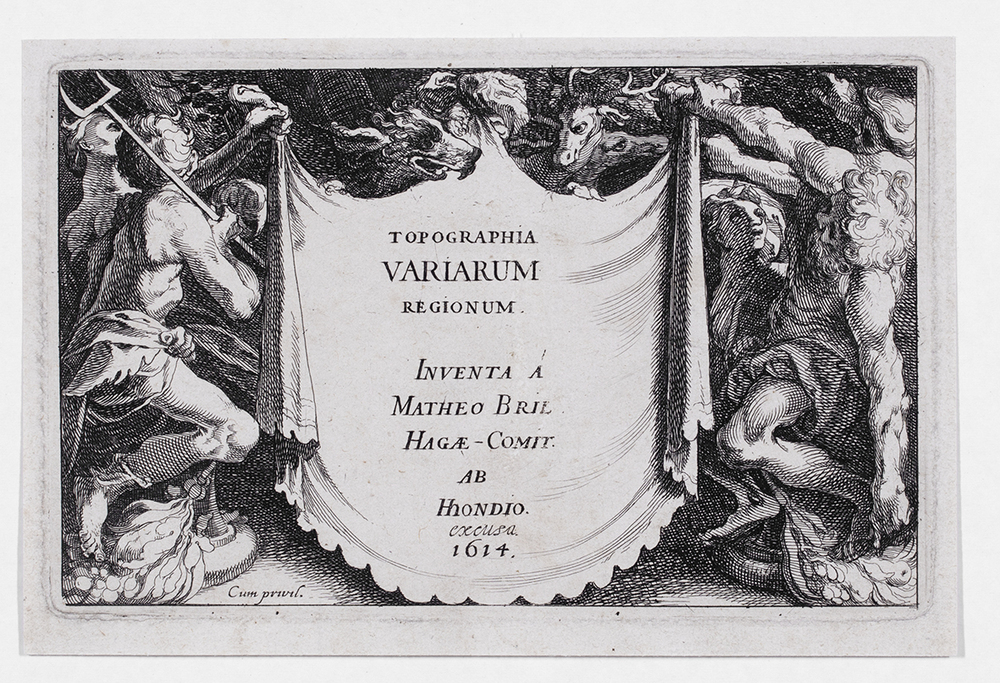 Titelblad: Topographia variarum regionum