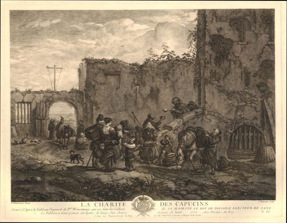 De liefdadigheid van de Capucijners