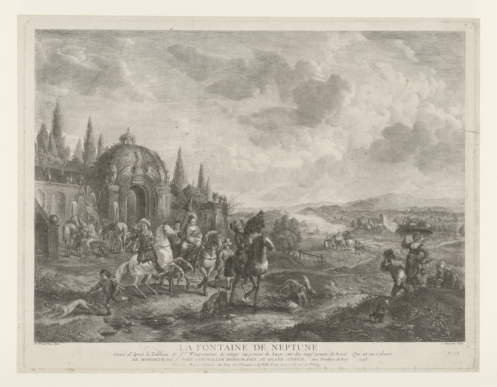 La fontaine de Neptune