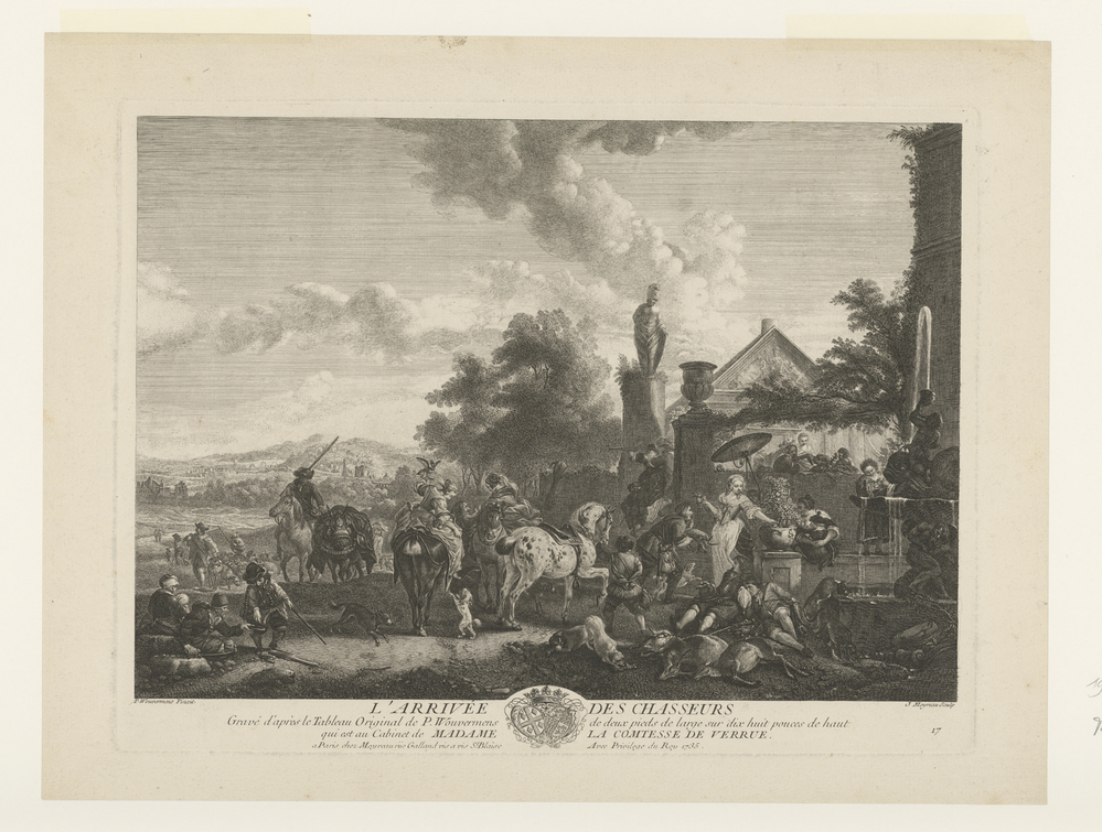 L'arrivee des chasseurs