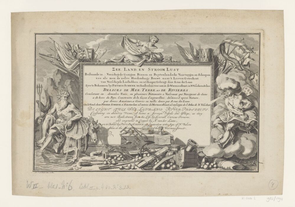 Titelpagina van de serie "Zee, Land en Stroom Lust"