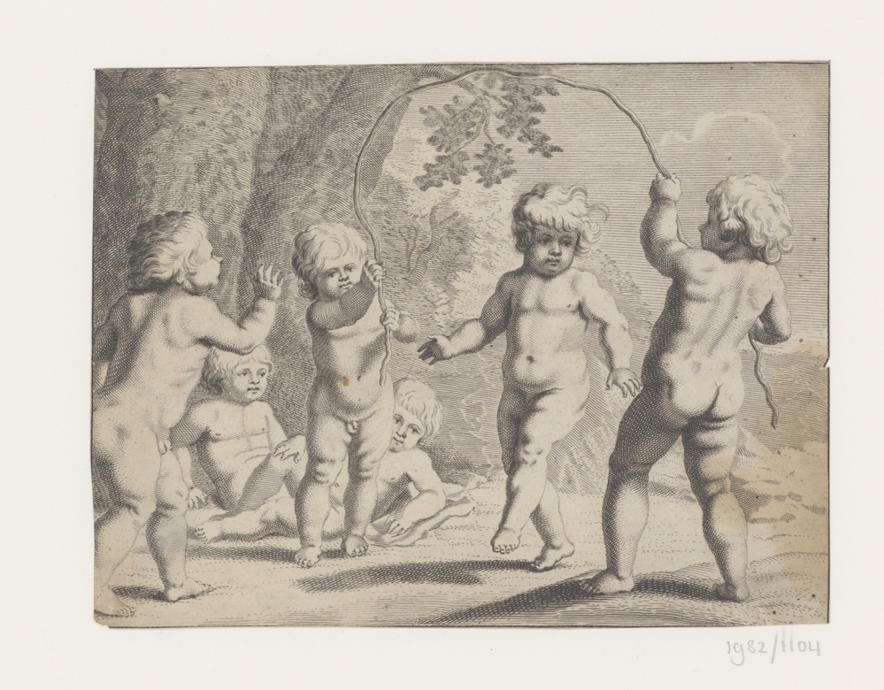 Touwtjespringen (uit serie B: Spelende kinderen)