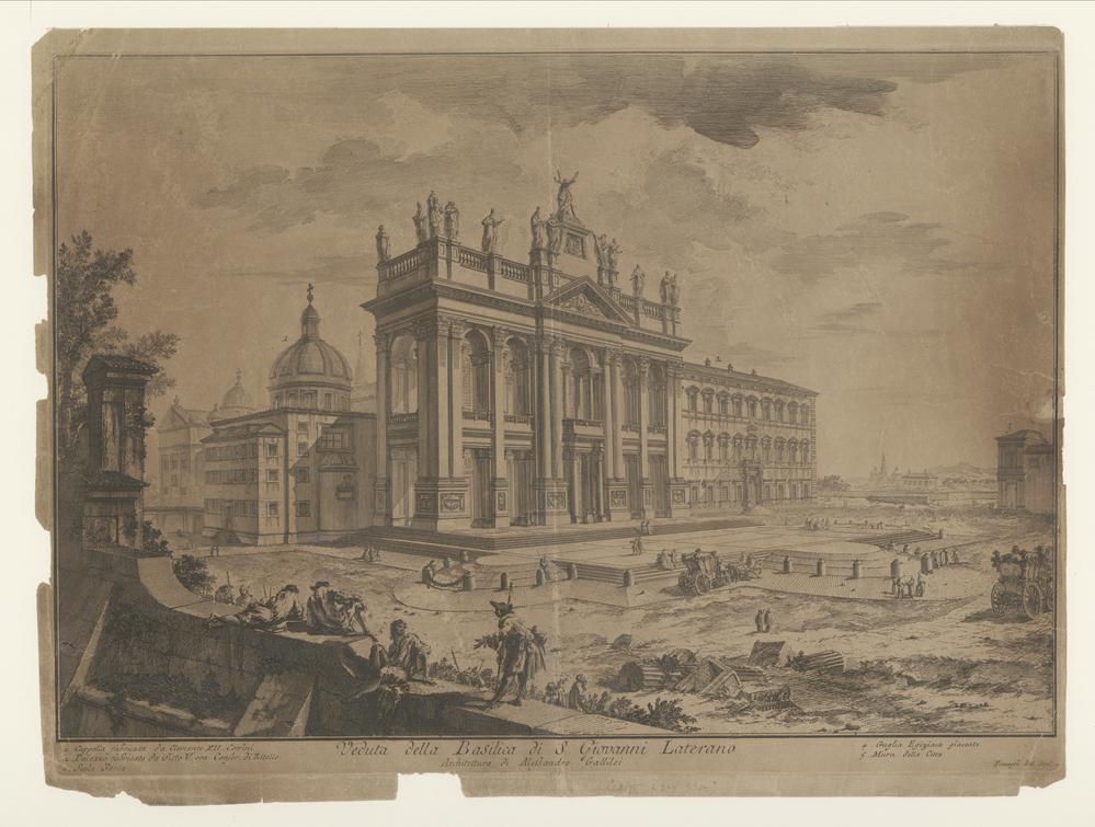 Veduta della basilica di S. Giovanno Leterano