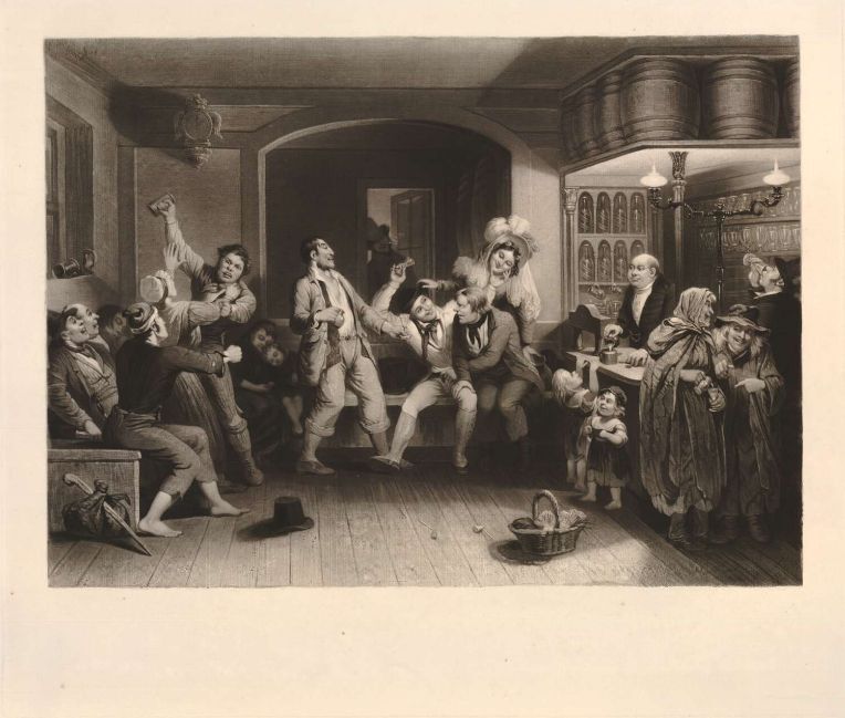 The relapse (nr 3 uit de serie: The progress of intemperance)