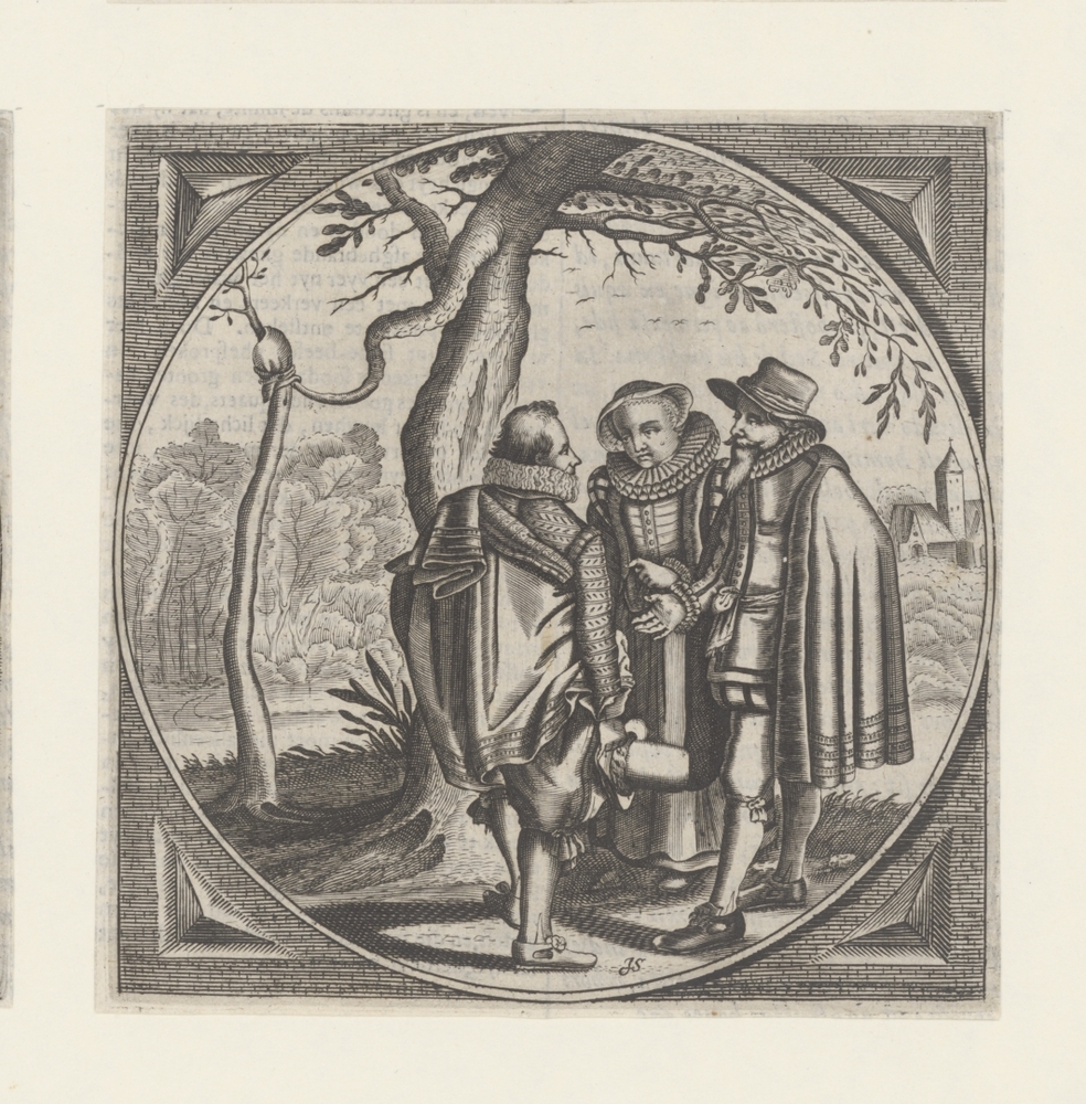 Illustratie bij Sinne- en minnebeelden van Jacob Cats