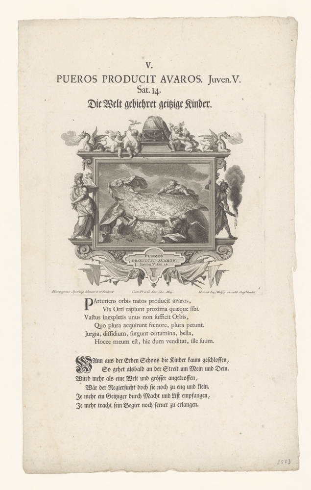 Die Welt gebiehret geißige Kinder