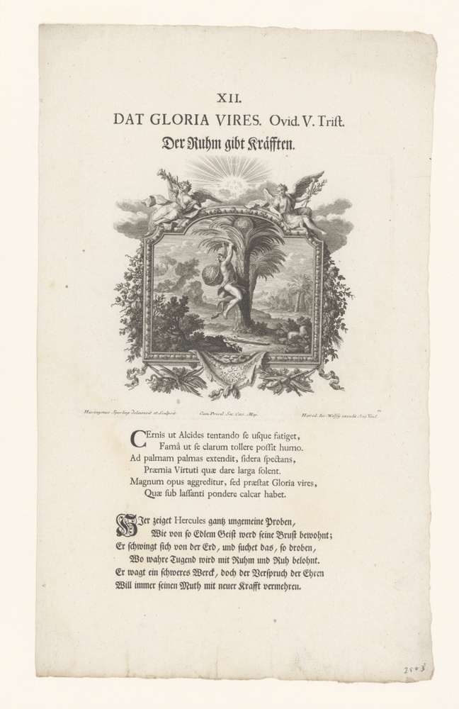 Der Ruhm gibt Kräfften