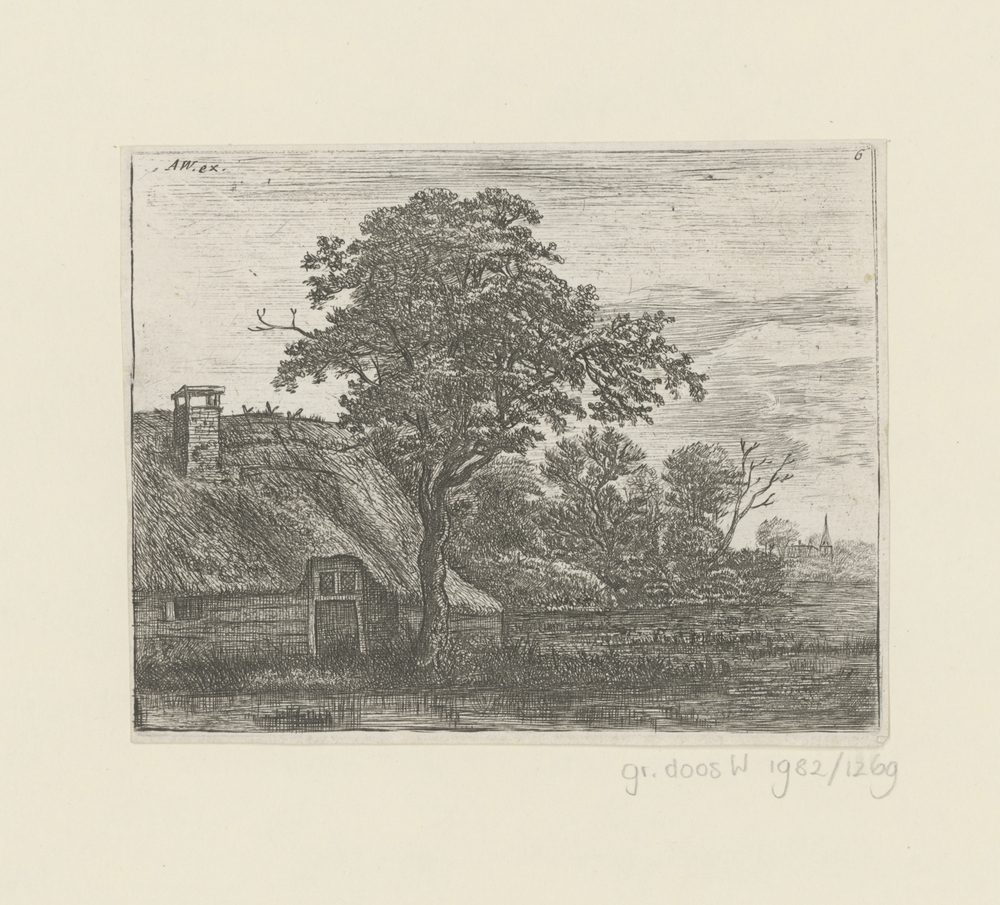 Een huisje bij maanlicht