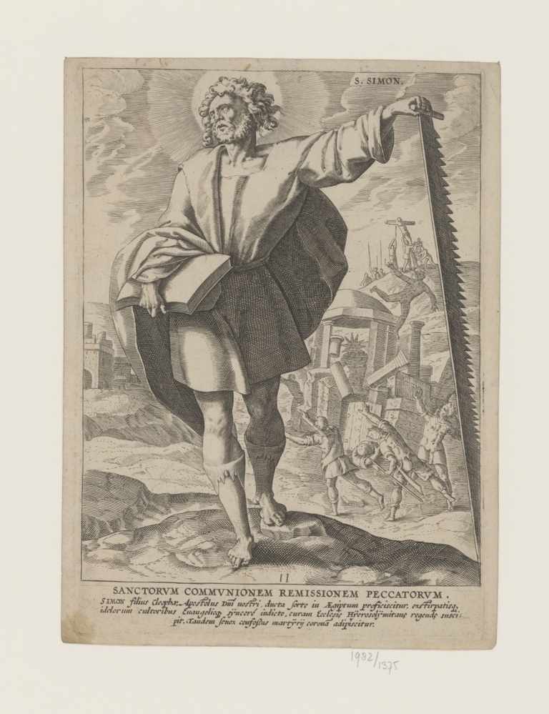 S. Simon (serie: Thesaurus novi Testamenti elegantissimis iconibus expressus continens historias atque miracula doni nostri Iesu Christi)